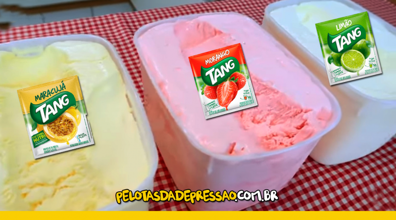 tang sorvete 800x445 - #RECEITA: Faça 4 litros de sorvete com 1 pacotinho de Tang